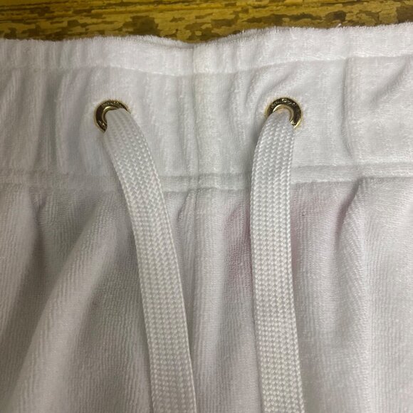 Lilly Pulitzer Kylar Terry Cloth Shorts White Sz SM Beach Resort Coverup - Picture 3 of 8